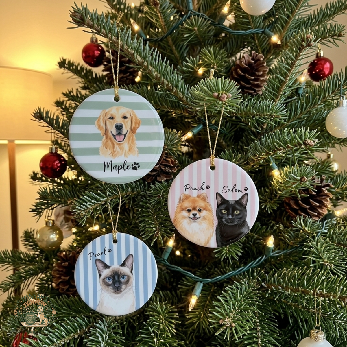 Custom Hand-Painted Ornaments