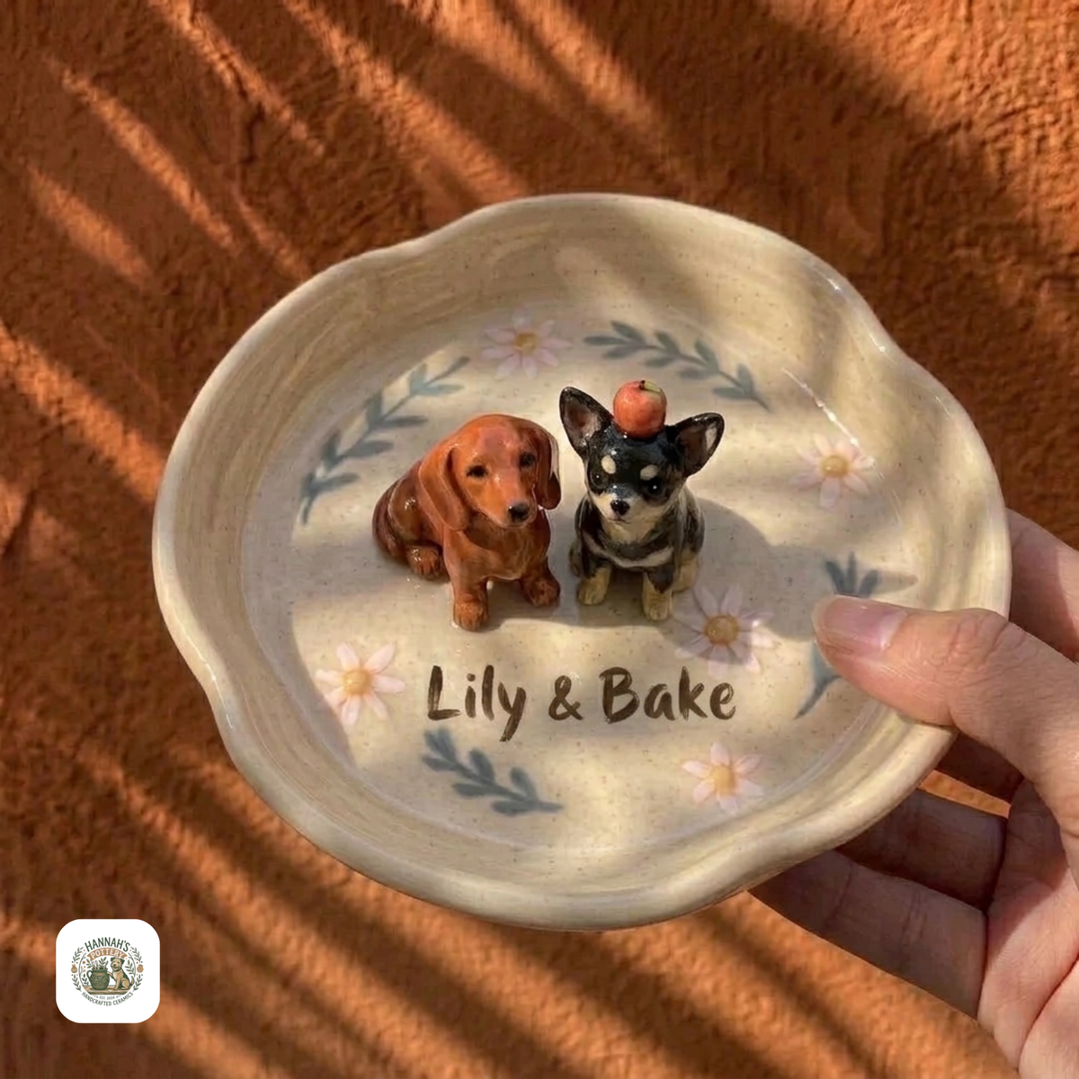 Hannah's Pottery - Custom Pet Jewelry Dishes