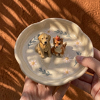 Hannah's Pottery - Custom Dog Pet Ring Dishes