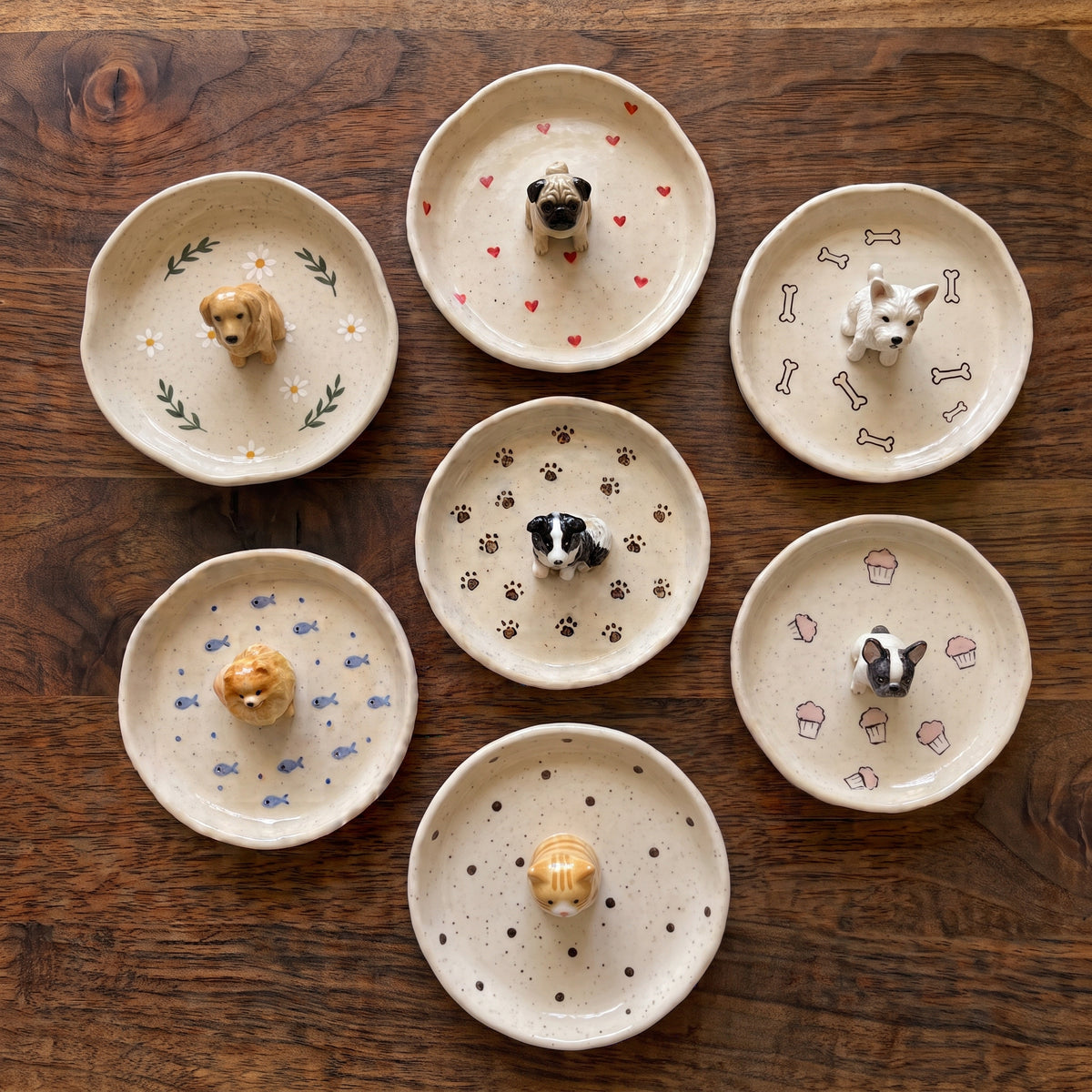 Hannah's Pottery - Custom Pet Jewelry Dishes