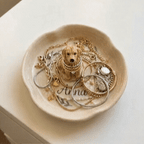 Hannah's Pottery - Custom Dog Pet Ring Dishes