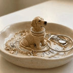 Hannah's Pottery - Custom Dog Pet Ring Dishes
